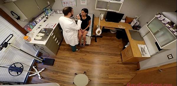  Mandatory new student physical for Mixed cutie with small tits get examined by Doctor Tampa - Yesenia Sparkles - Tampa University Physical Part 1 of 7 - GirlsGoneGynoCom